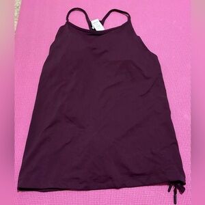 Purple Fabletics Exercise Top XXS